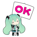 ✓